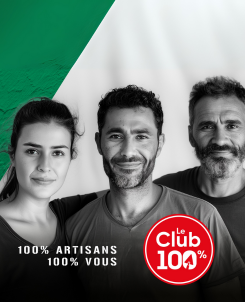 Club 100% : programme de fidélité pour les artisans du bâtiment