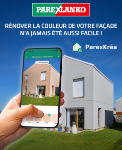 PAREXKREA : application de simulation de couleurs de façade pour maison individuelle