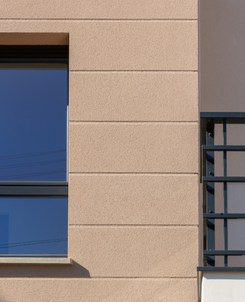 Les aspects de finition de l'enduit de façade 