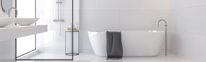 Pose carrelage grands formats et oblongs au mur 